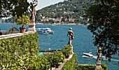 Garden of isola bella, Lake Maggiore, Italy.