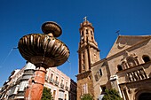 Collegiate Church of San Sebastian, Antequera, Malaga Province, Andalusia, Spain.