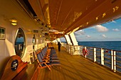 Aboard the new Disney Dream cruise ship sailing between Florida and the Bahamas