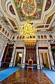 Throne room, Schloss Schwerin castle, Schwerin, Mecklenburg-West Pomerania, Germany