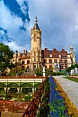 Schloss Schwerin castle, Schwerin, Mecklenburg-West Pomerania, Germany