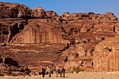 Theatre, Petra Archaeological Park, Petra, Jordan