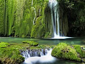Waterfall, Andoin, Araba, Basque Country, Spain
