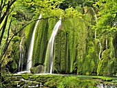 Waterfall, Andoin, Araba, Basque Country, Spain