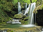 Waterfall, Andoin, Araba, Basque Country, Spain