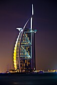 Burj al Arab hotel, in Dubai, United Arab Emirates