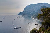 Seaside view Capri island Italy