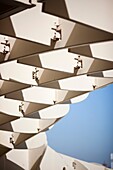 Detail of the grid of Metropol Parasol structure, Seville, Spain