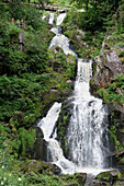 View of Triberg Falls, Triberg, Black Forest, Baden-Wuerttemberg, Germany, Europe