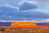 Letzte Sonnenstrahlen, The Needles, Canyonlands National Park, Utah, USA, Amerika