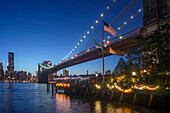 River Café, Brooklyn Bridge, New York City, USA