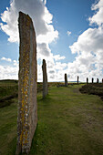 Ring of Brodgar Steinkreis, Orkney Islands, Schottland, Großbritannien, Europa
