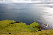 Cliffs named Tobhta Liachdrach in the eastern coast of the Isle of Skye - Ant-Eilean Sgitheanach -, Highlands, Scotland