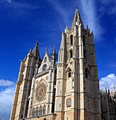 Santa Maria de Leon Cathedral, Leon, Castile and Leon, Spain