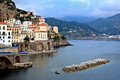 Altrani village near Amalfi, Campania, Italy