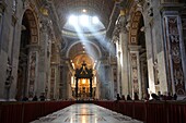Inside St  Peter´s Basilica, Rome, Italy
