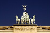 The quadriga on the Brandenburg Gate, Berling, Germany