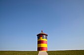 Pilsumer Leuchtturm lighthouse near Greetsiel, East Frisia, Lower Saxony, Germany, Europe
