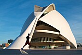 Europe, Spain, Valencia, City of arts and sciences, opera house