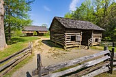 Tipton Place in Cades Cove in the Great Smoky Mountains National Park in Tennessee