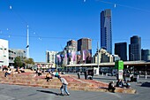 Federation Square in the Central Business District Melbourne