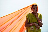 Asia,India,Maharashtra,beautiful indian woman in traditional clothing