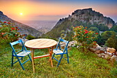 View from Old Pili taverna, Kos Island, Dodecanese, Greece