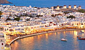 Mykonos Town and Port, Mykonos, Cyklades, Greece