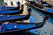 Moored Gondolas, Bacino Orseolo, Venice, Italy