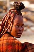Himba woman, Kaokoland, Kunene region, Namibia