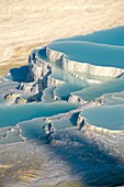 Photo & Image of Pamukkale Travetine Terrace, Turkey  Images of the white Calcium carbonate rock formations  Buy as stock photos or as photo art prints  4