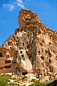 Rock houses of Uchisar, Cappadocia Turkey