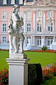 palace garden with statue, Trier, Germany
