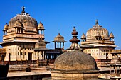 Domes of the Jahangir Mahal, Orchha, Madhya Pradesh, India