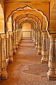 Arches at the Amber Palace, Jaipur, Rajasthan, India