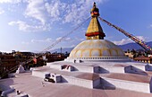 Buddhist stupa at Bodhnath, Kathmandu, Nepal