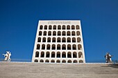 Palazzo della Civiltà Italiana, or square Colosseum, EUR district, Rome, Lazio, Italy, Europe