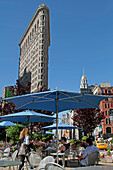 Flatiron Building (1902), Metal Frame Building (Cast-Iron Building) In The Shape Of An Iron, Midtown Manhattan, New York City, New York State, United States