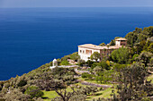 Mansion at Mediterranean Sea between Valdemossa and Deya, Mallorca, Spain