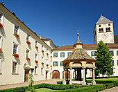 Hof des Kloster Neustift, Kloster Neustift, Brixen, Südtirol, Italien