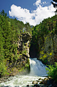 Reinbach Waterfall, Reinbachfall, Reintal valley, Sand in Taufers, South Tyrol, Italy