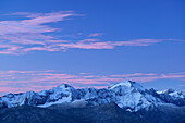 View from Sidelhorn to Rothorn and Blinnenhorn, Bernese Alps, Bernese Oberland, UNESCO World Heritage Site Swiss Alps Jungfrau-Aletsch, Switzerland