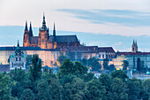 Hradschin mit Veitsdom, Prager Burg, Prag, Mittelböhmen, Tschechien