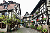 Half timbered houses in the town of Gengenbach, Black Forest, Baden-Wuerttemberg, Germany, Europe