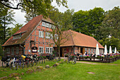 Gasthaus am Heidemuseum, Wilsede, Lüneburger Heide, Niedersachsen, Deutschland, Europa