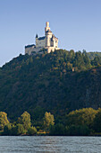 Marksburg, UNESCO Weltkulturerbe,  bei Braubach, Rhein, Rheinland-Pfalz, Deutschland
