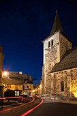 EGLISE SAINT GEORGES RIOM ES MONTAGNES VILLAGE MONTS DU CANTAL AUVERGNE FRANCE