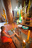 Asia, Laos, Vientiane, Wat Inpeng, Temple, Temples, Buddha, Buddhist, Buddhism, Buddhist Temple, Buddha Statue, Monk, Monks, Holiday, Vacation, Tourism, Travel. Asia, Laos, Vientiane, Wat Inpeng, Temple, Temples, Buddha, Buddhist, Buddhism, Buddhist Templ