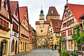 Germany, Europe, travel, Rothenburg, Romantic Road, Rodergasse, Street, Markus, Gate, architecture, Bavaria, colourful, gate, history, house, old, road, romantic, symbol, tower, traditional. Germany, Europe, travel, Rothenburg, Romantic Road, Rodergasse, 