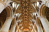 UK, United Kingdom, Great Britain, Britain, England, Europe, Gloucestershire, Tewkesbury, Tewkesbury Abbey, Abbey, Interior. UK, United Kingdom, Great Britain, Britain, England, Europe, Gloucestershire, Tewkesbury, Tewkesbury Abbey, Abbey, Interior